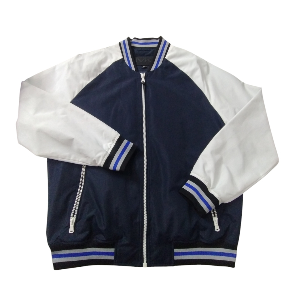 Michael Kors Men's Size XL Varsity Bomber Jacket‎ Designer Preppy Grungecore